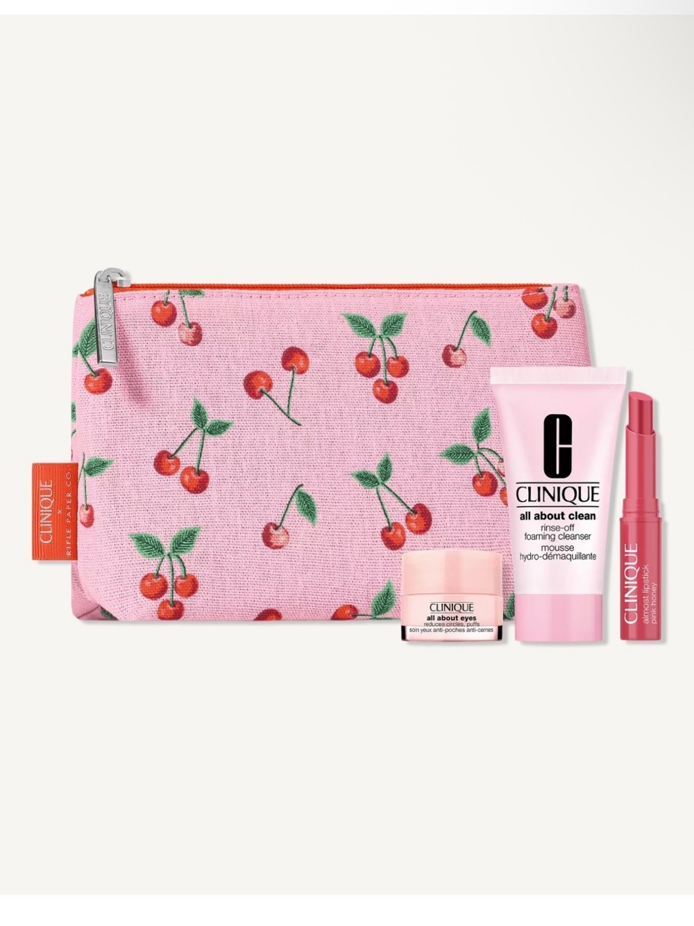 Clinique Cherry Cosmetic Bag